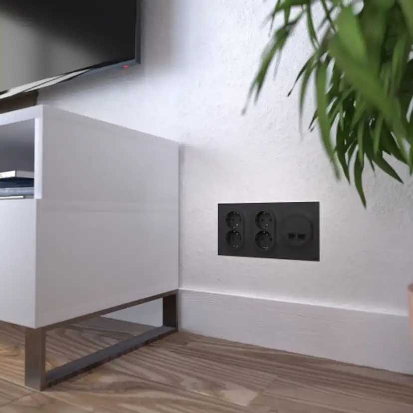 Datauttag Elko One Kat 6 UTP Infälld 2xRJ45