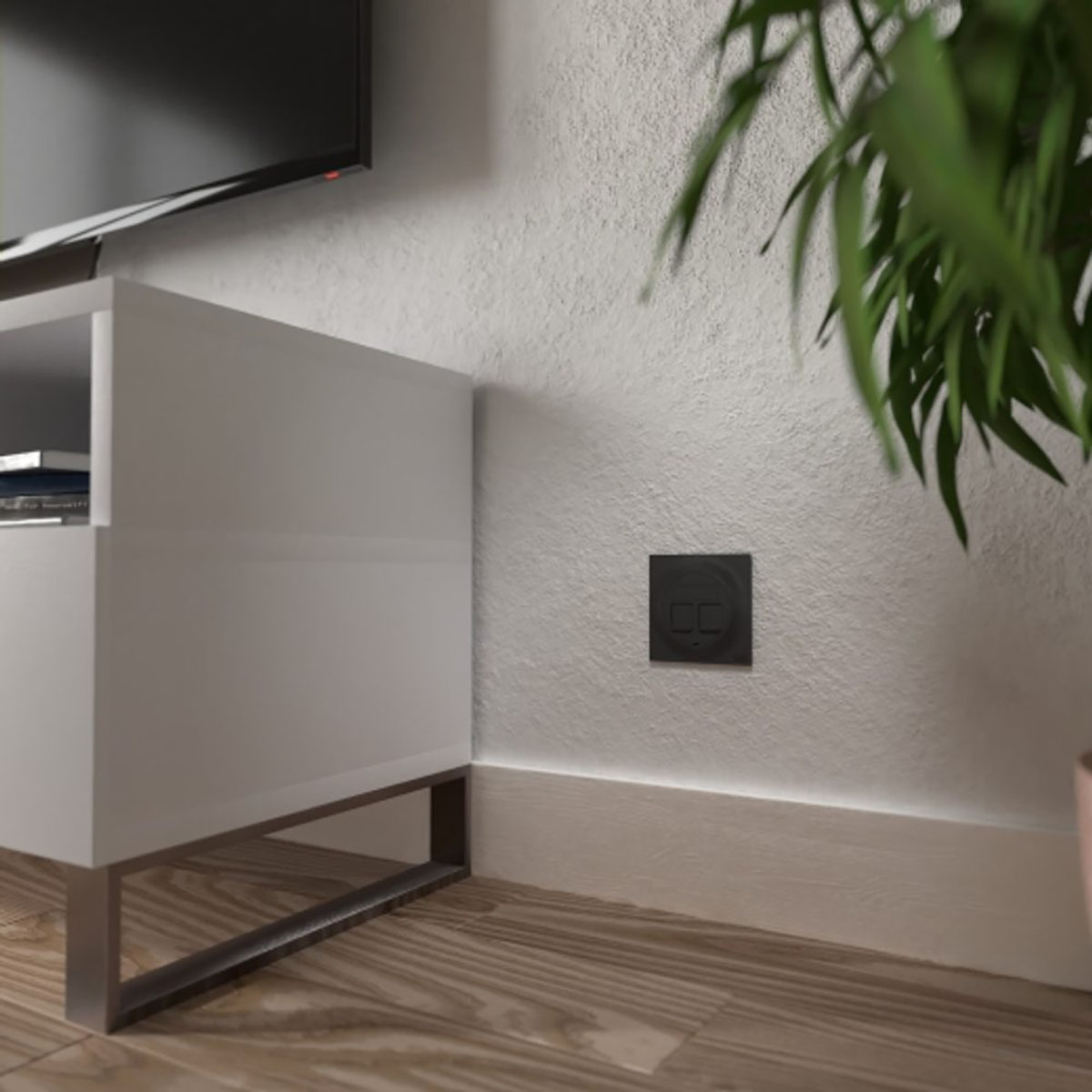 Täcklock Elko One Centrumlock för 2x Keystone