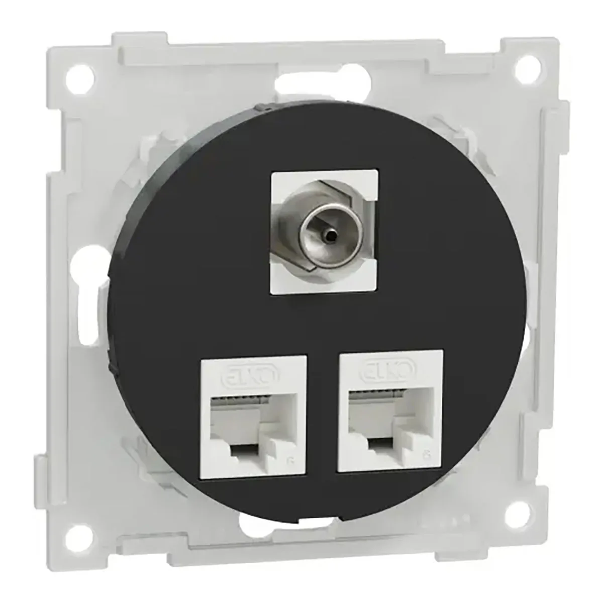 Vägguttag Elko One Modularuttag 2x8 K6 UTP