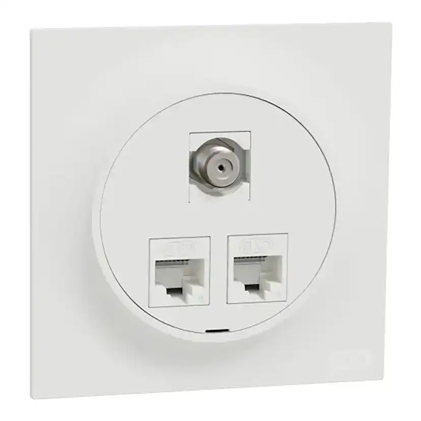 Vägguttag Elko One Modularuttag Infälld RJ45 Cat.6 UTP