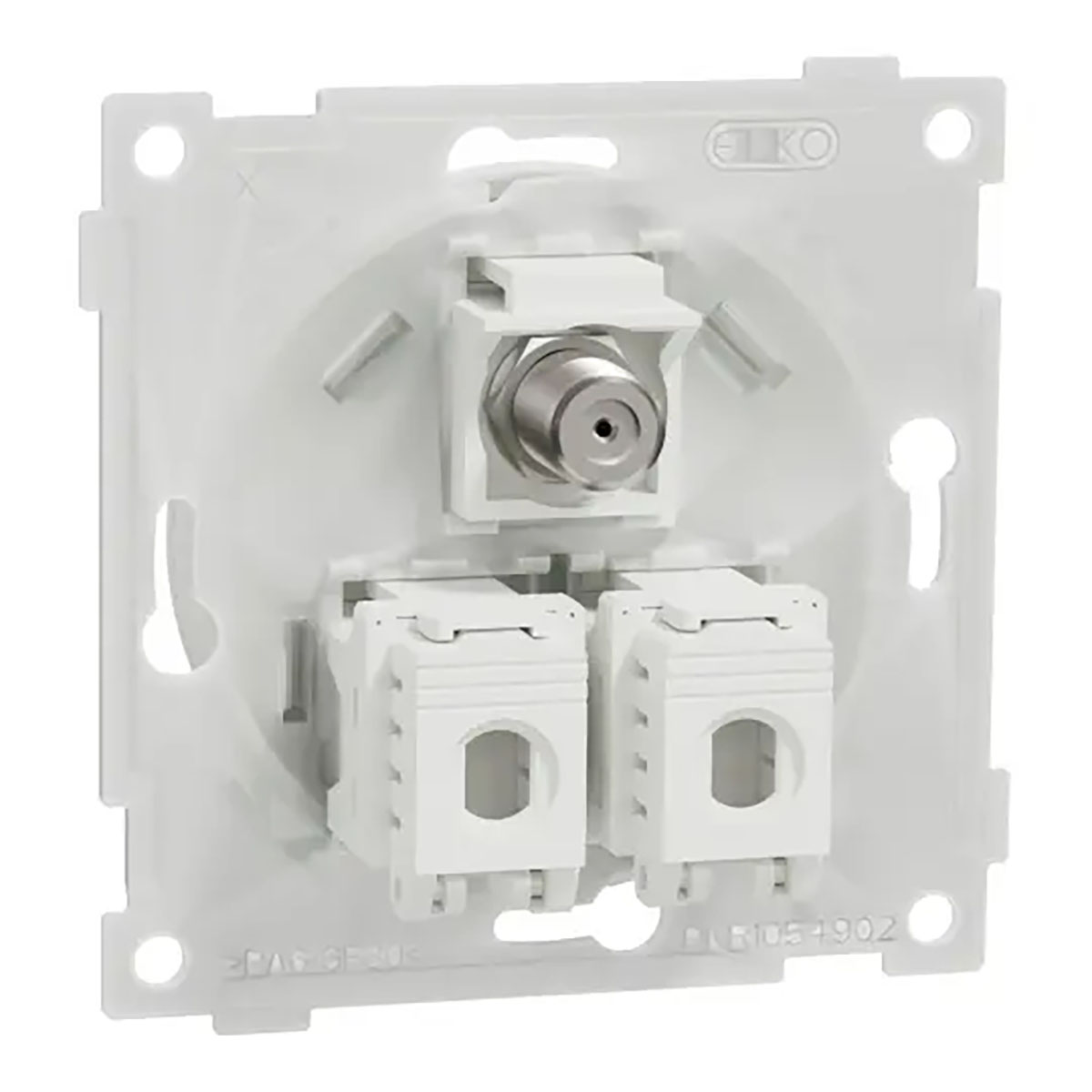 Vägguttag Elko One Modularuttag Infälld RJ45 Cat.6 UTP