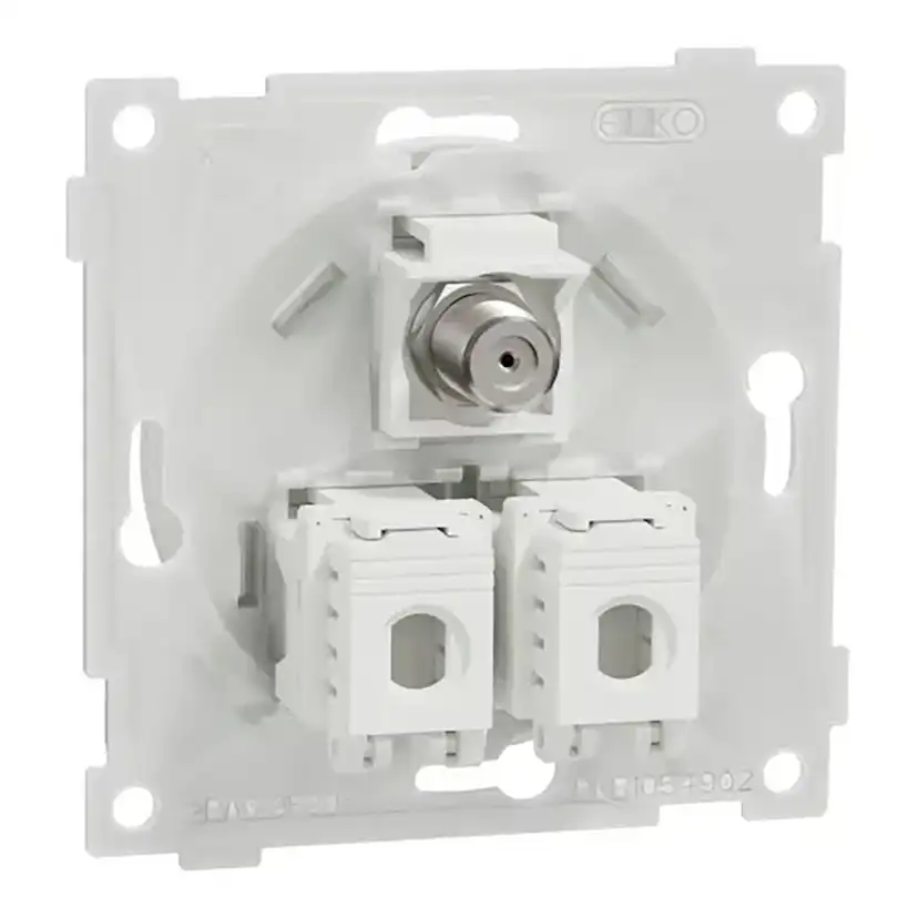 Vägguttag Elko One Modularuttag Infälld RJ45 Cat.6 UTP