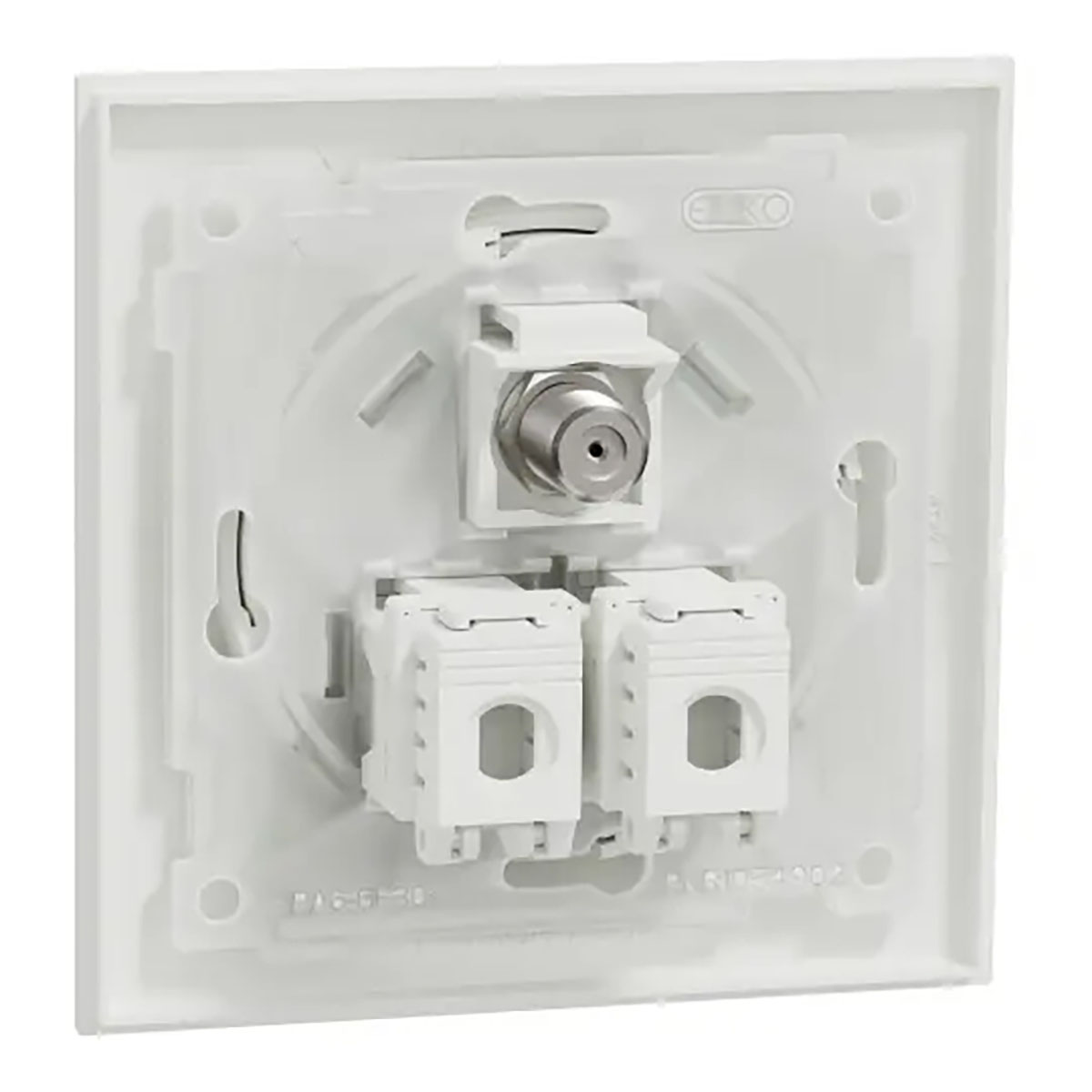 Vägguttag Elko One Modularuttag Infälld RJ45 Cat.6 UTP