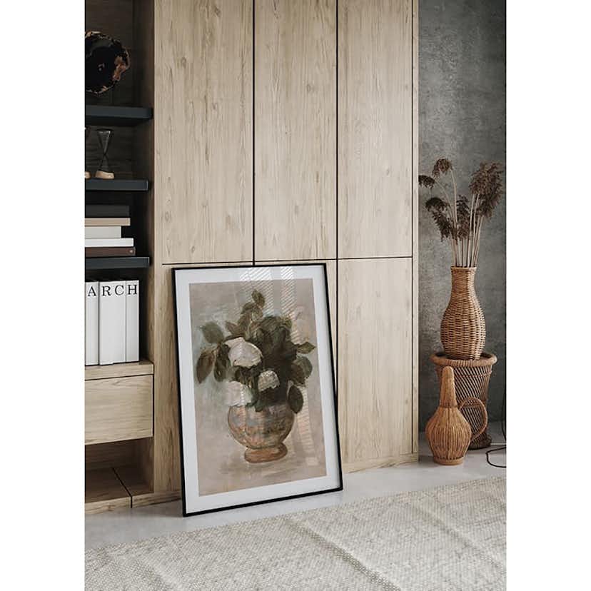 Poster Gallerix Białe Róże By Tadeusz Makowski