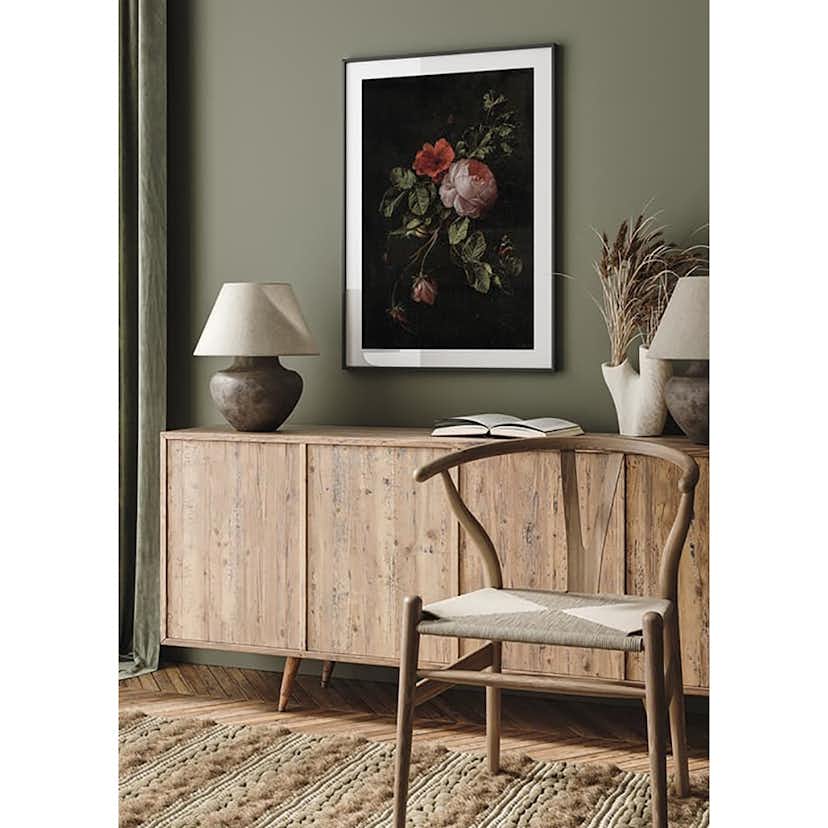 Poster Gallerix Stilleven Met Rozen By Elias Van Den Broeck