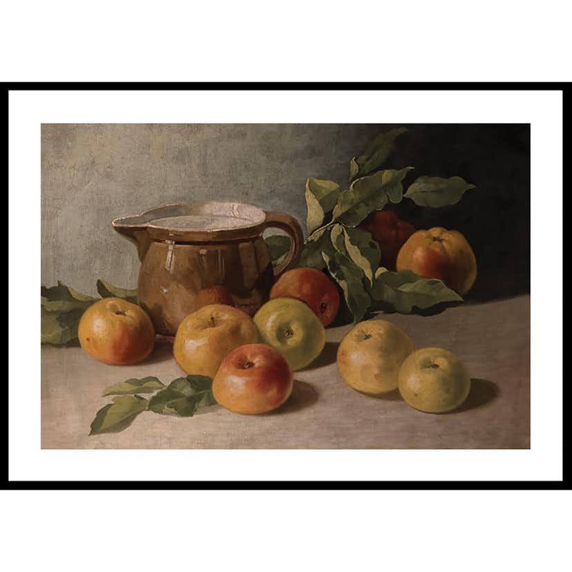 Poster Gallerix Stillleben Mit Äpfeln By Walter Stoitzner