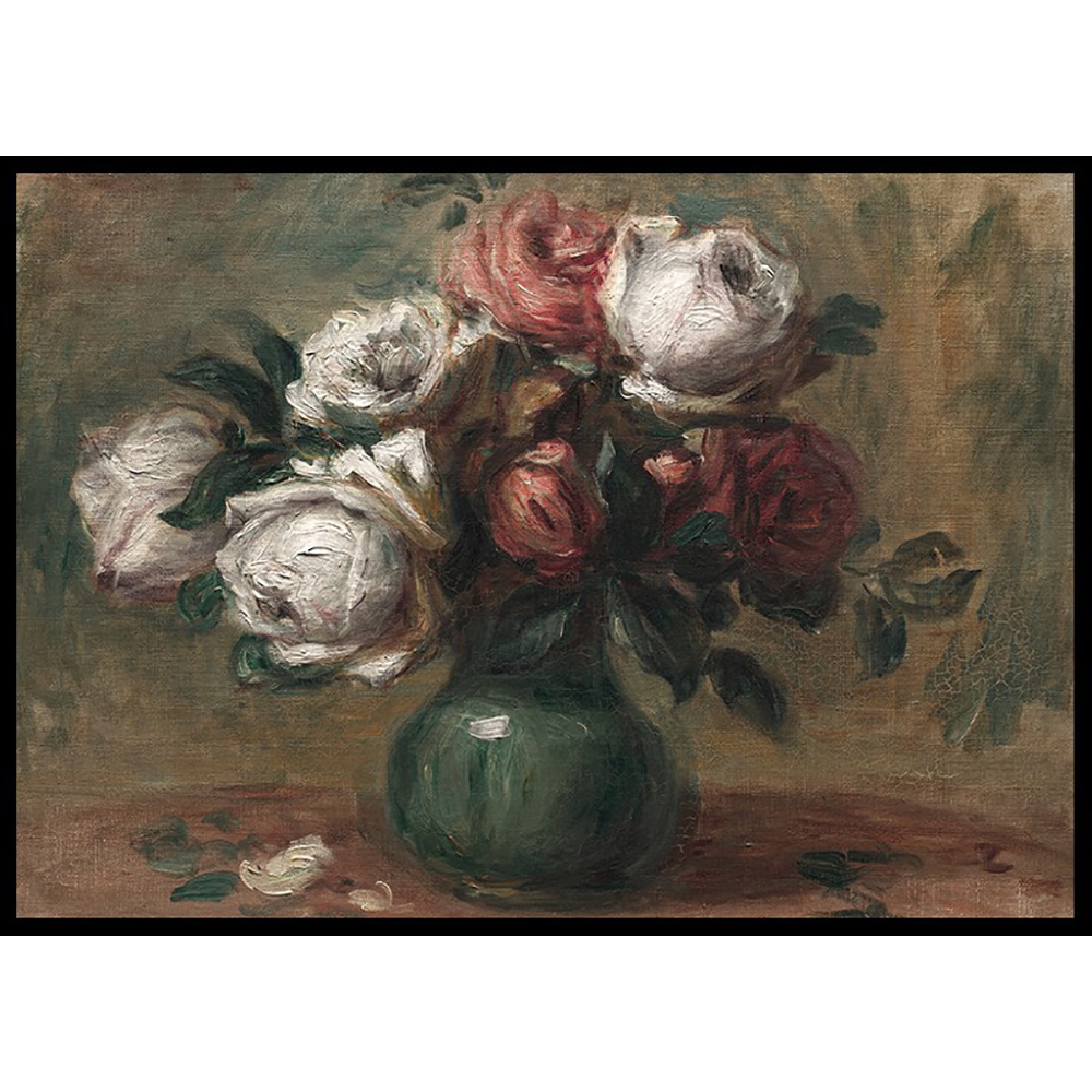 Poster Gallerix Roses In A Vase By Auguste Renoir