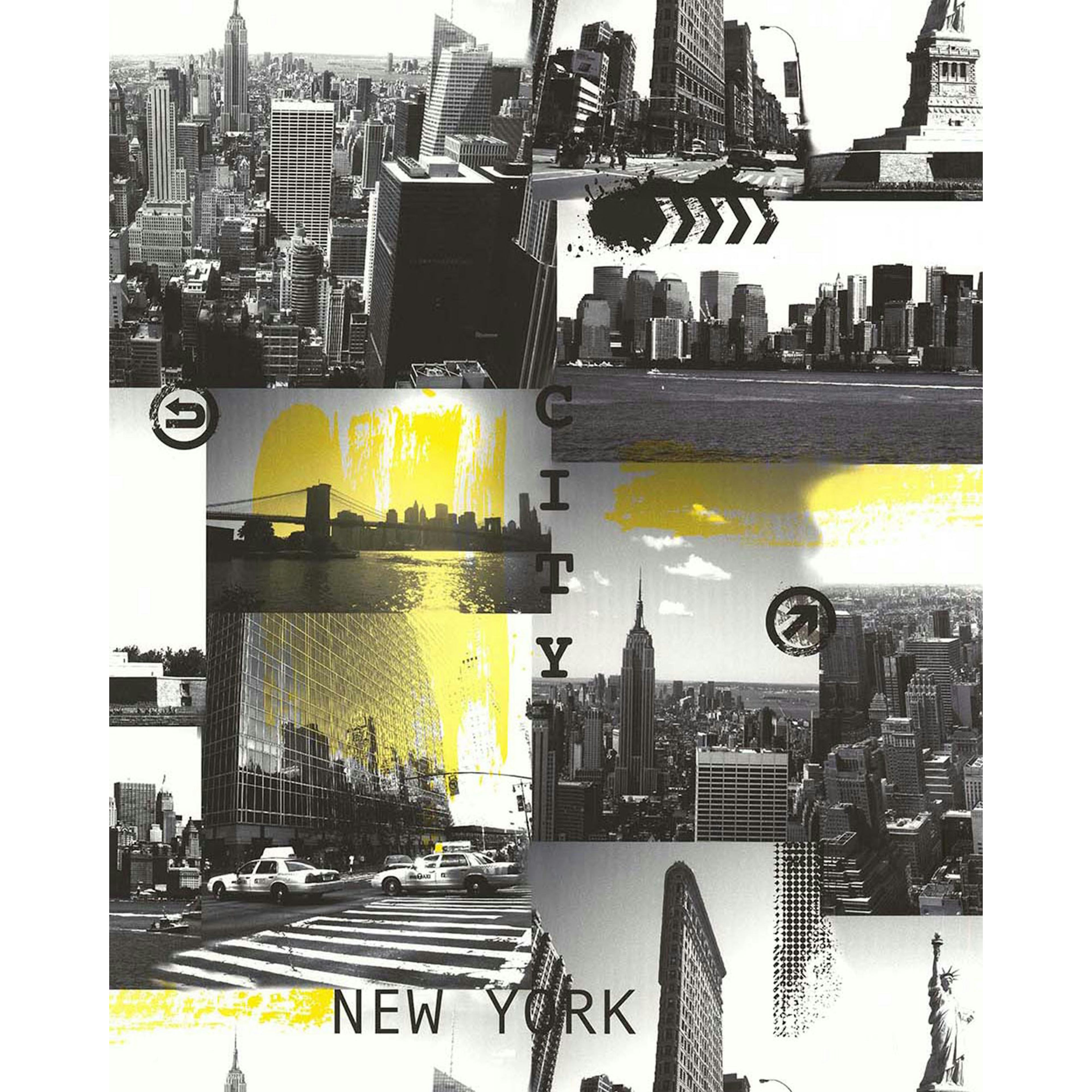 Tapet Lutéce New York City Jaune 51161502