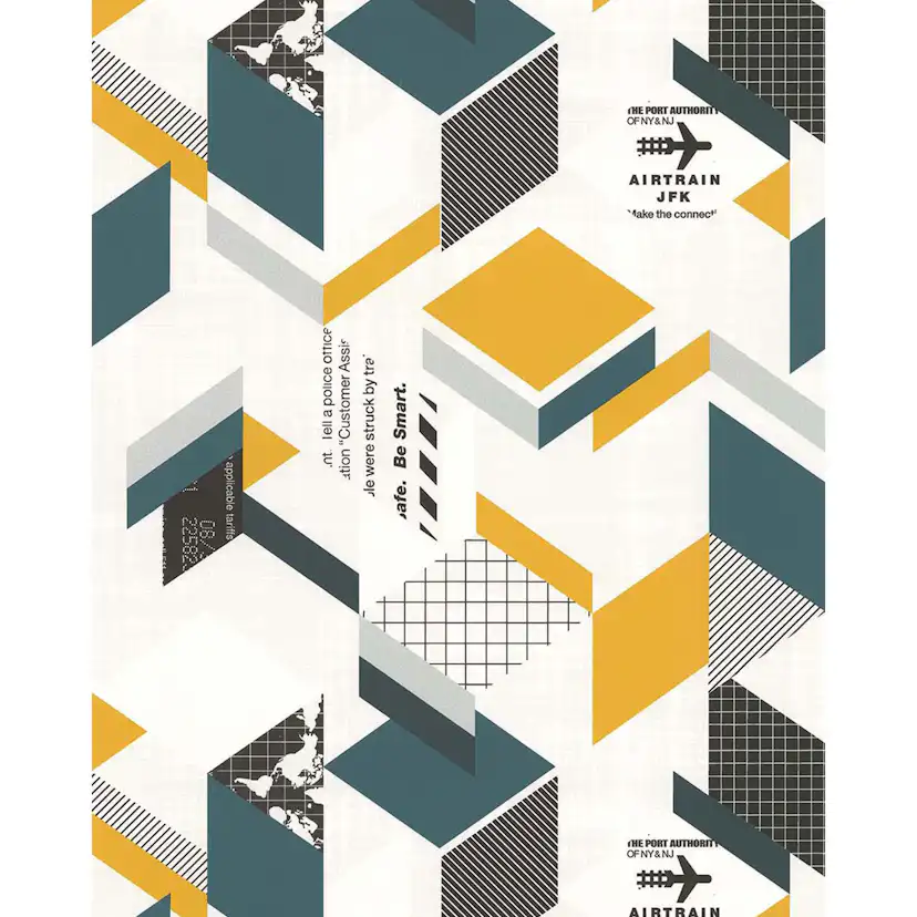 Tapet Lutéce Be Smart Moutarde 51164402