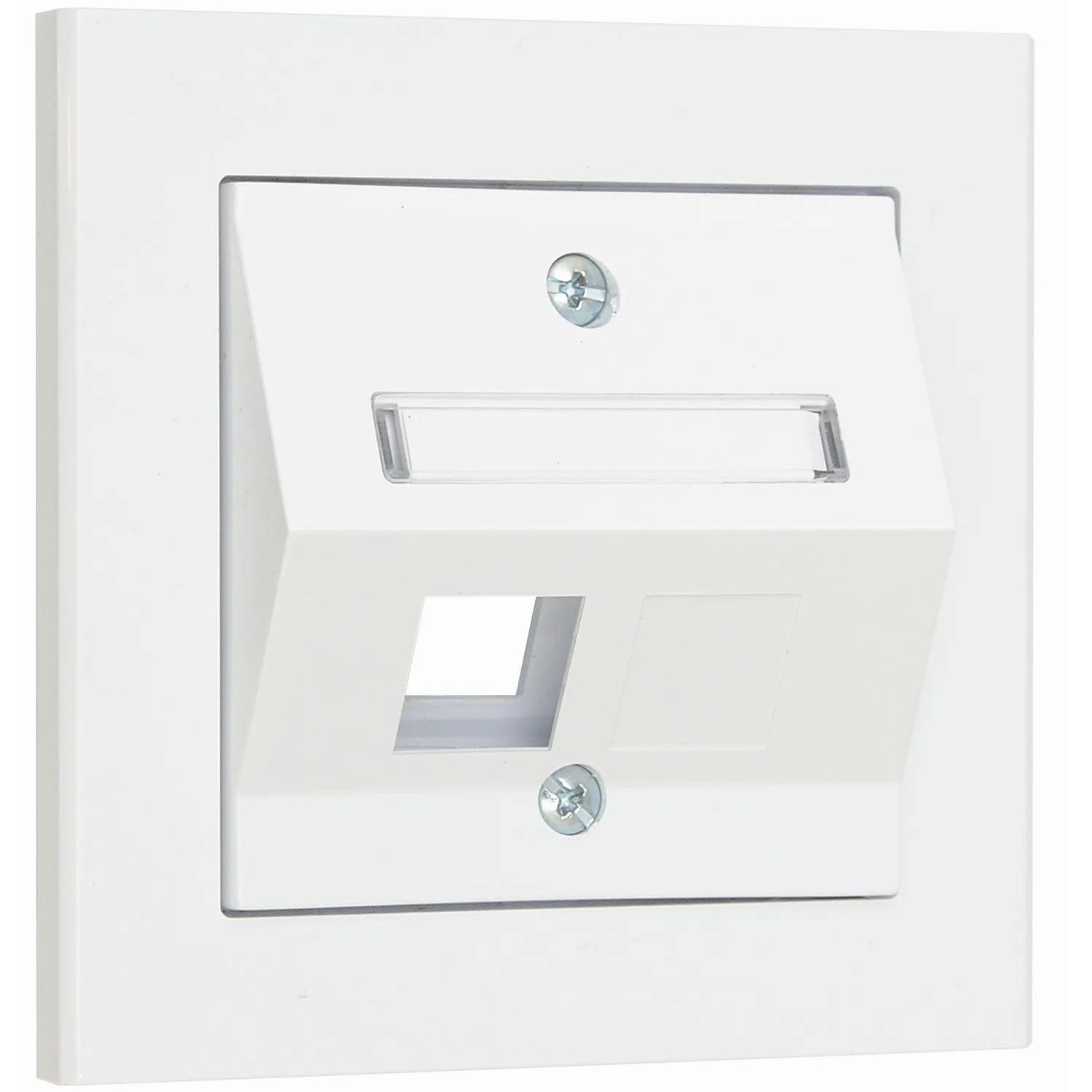 Centrumplatta Malmbergs Optima Vinkl 1-V Vit