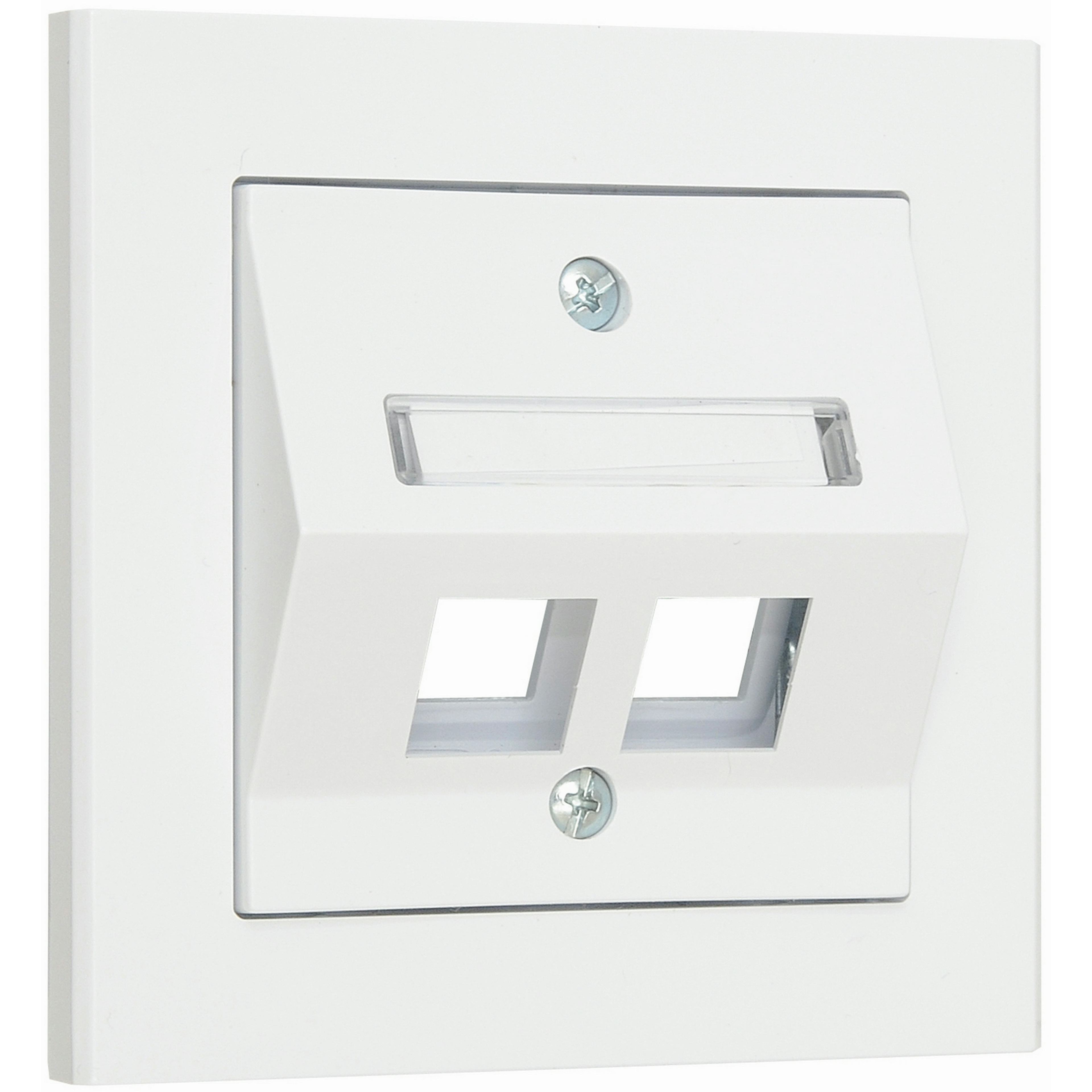 Centrumplatta Malmbergs Optima Vinkl 2-V Vit