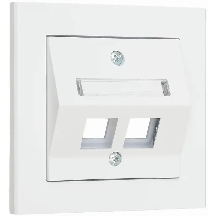 Centrumplatta Malmbergs Optima Vinkl 2-V Vit