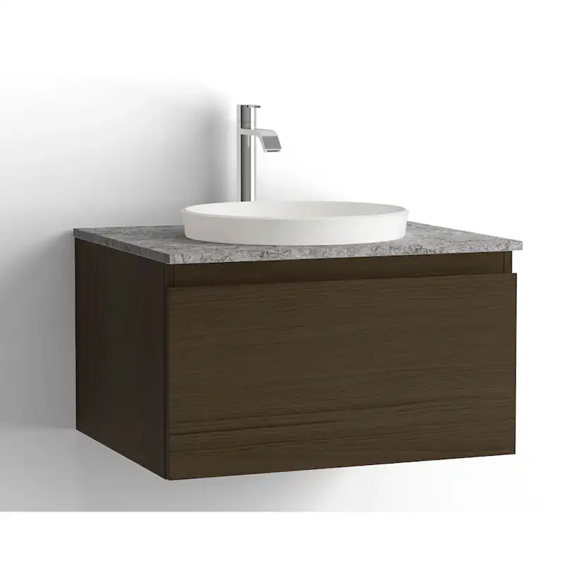 Tvättställsskåp Vedum Flow 600x478 med 1 Låda