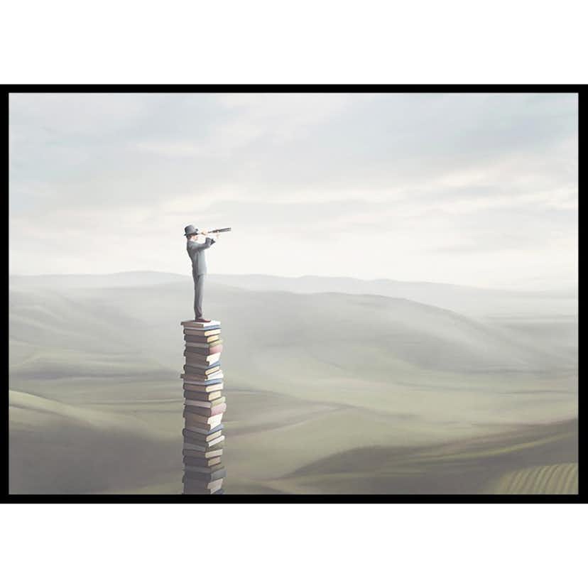 Poster Gallerix Tower Of Books