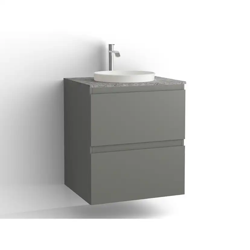 Tvättställsskåp Vedum Flow 600x478 med 2 Lådor