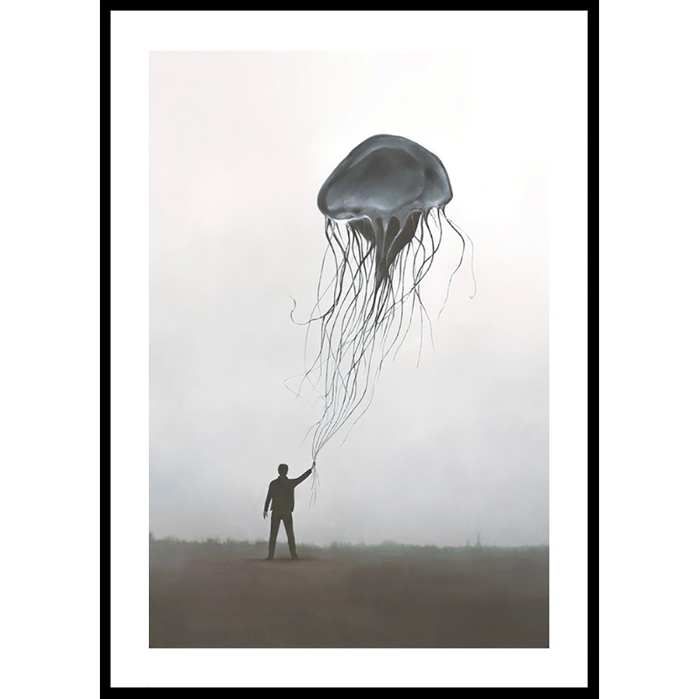 Poster Gallerix Jellyfish Balloon