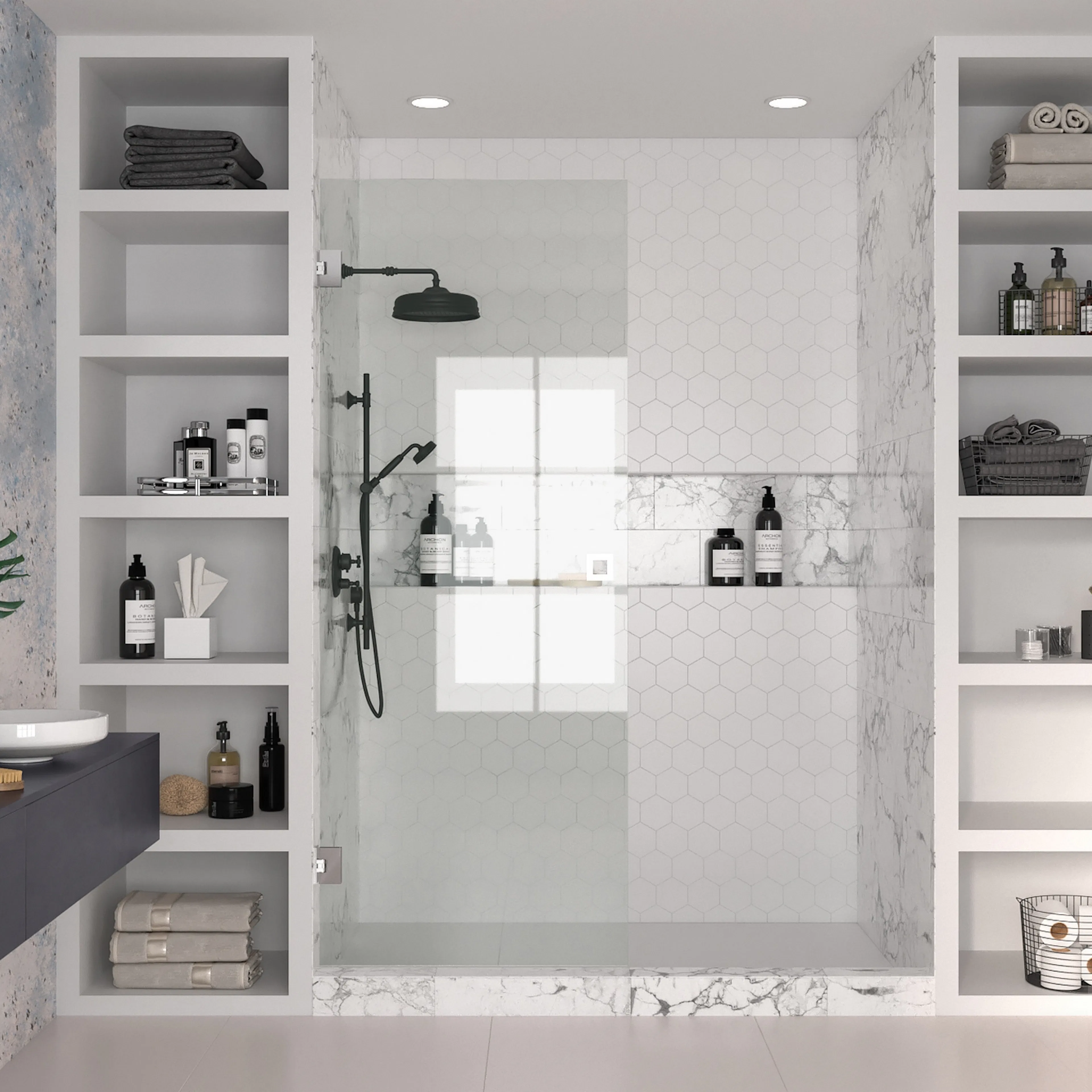 Duschdörr Hietakari Vetro 512 Vändbar