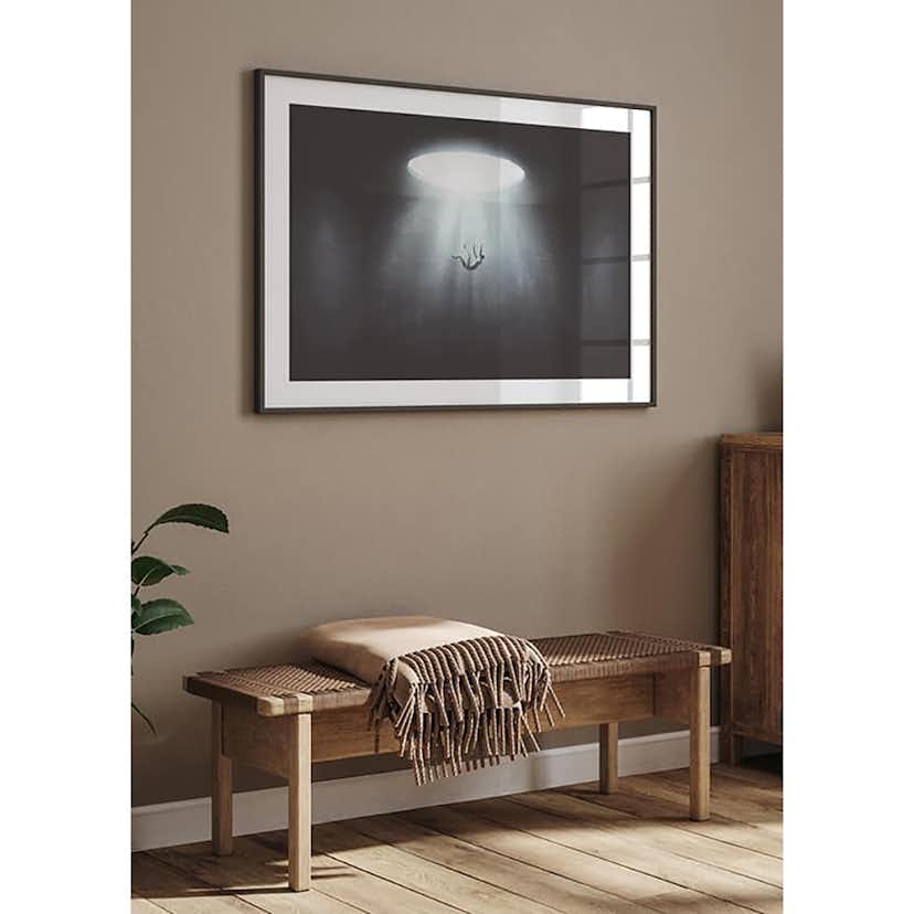 Poster Gallerix Falling From Hole Of Light