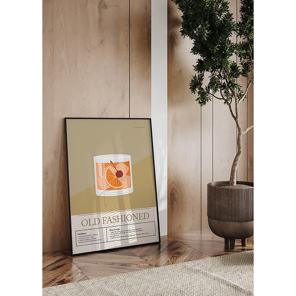 Poster Gallerix Old Fashioned Cocktail