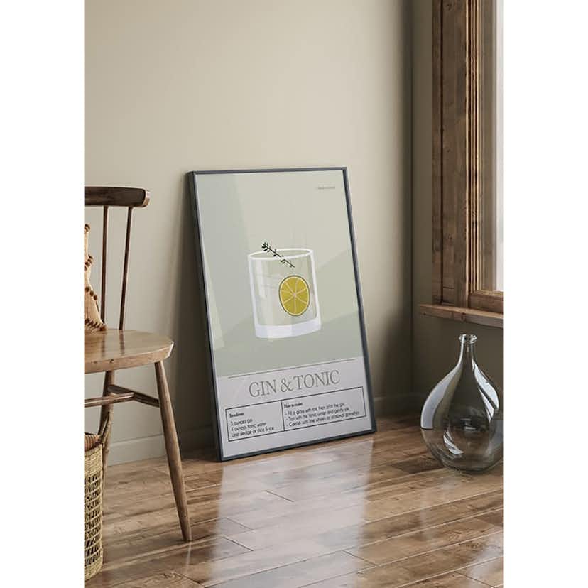 Poster Gallerix Gin Tonic Cocktail