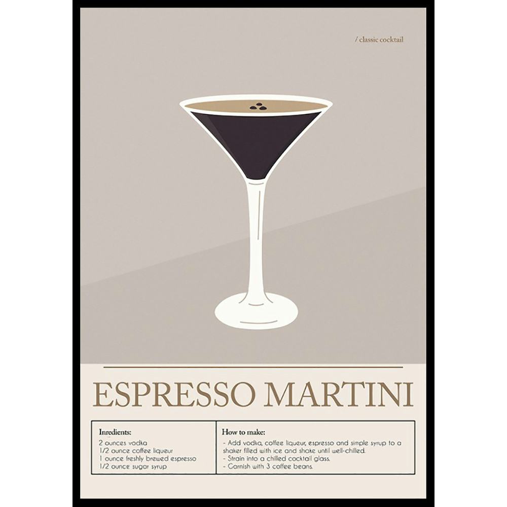 Poster Gallerix Espresso Martini Cocktail