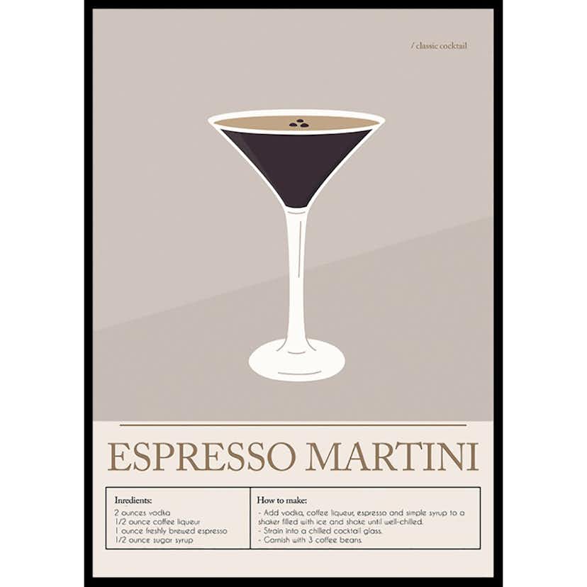 Poster Gallerix Espresso Martini Cocktail