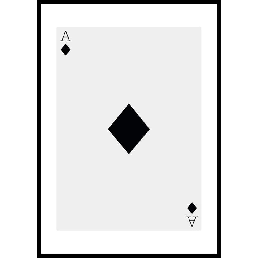 Poster Gallerix Ace Of Diamonds