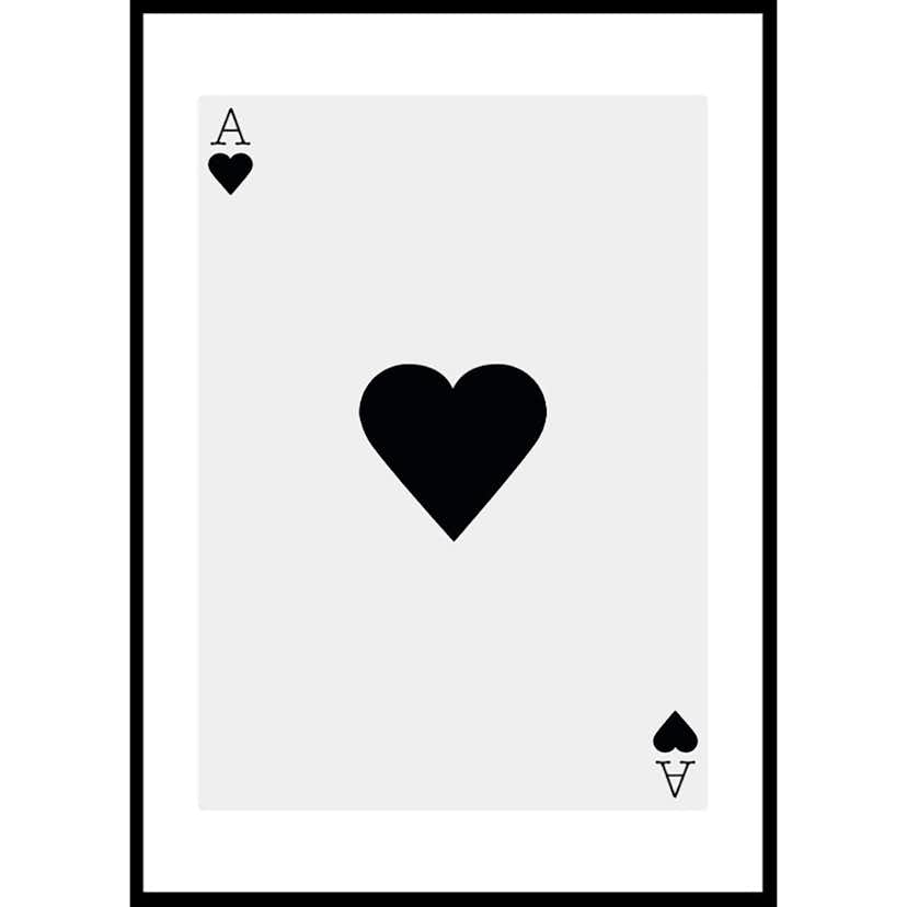 Poster Gallerix Ace Of Hearts