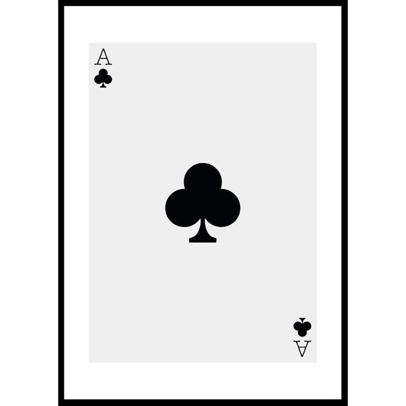 Poster Gallerix Ace Of Clubs