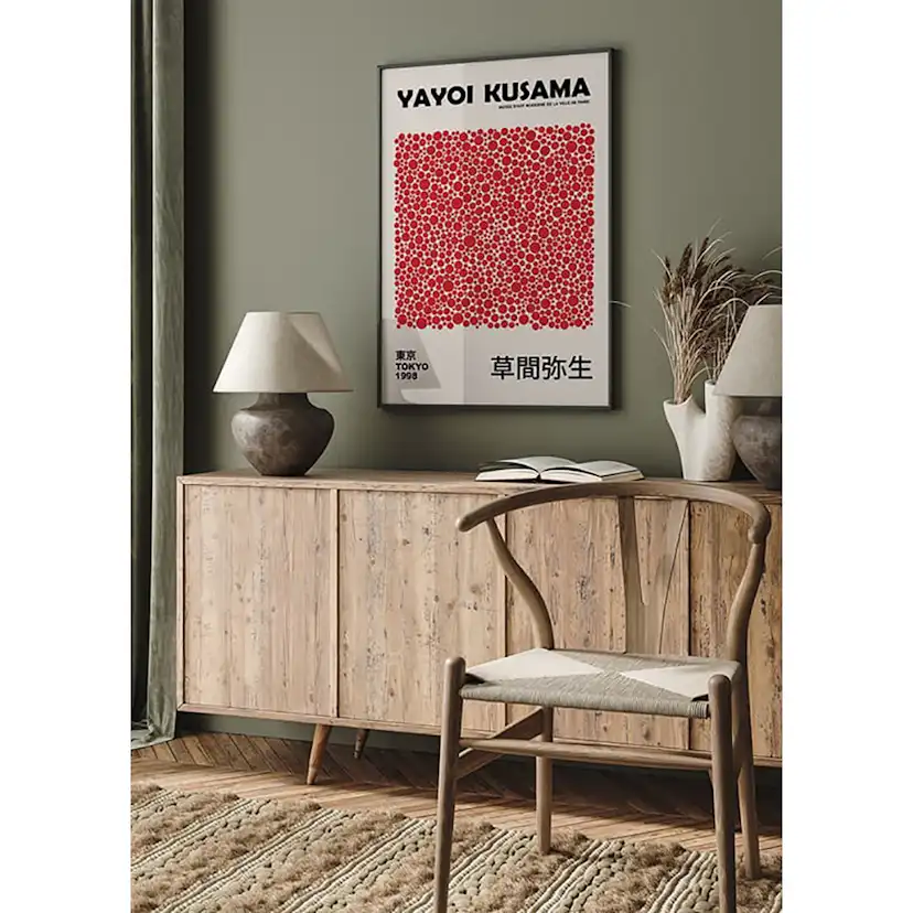 Poster Gallerix Red Dots Yayoi Kusama