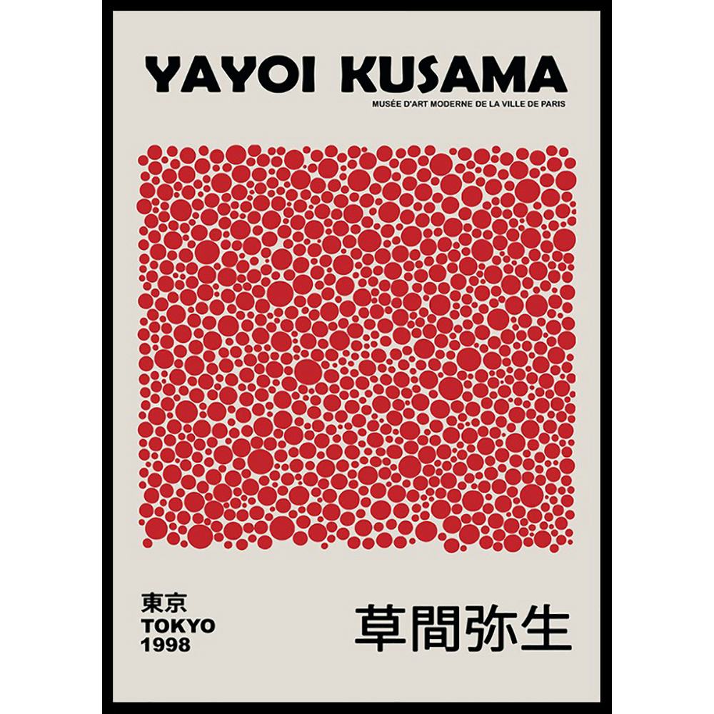 Poster Gallerix Red Dots Yayoi Kusama