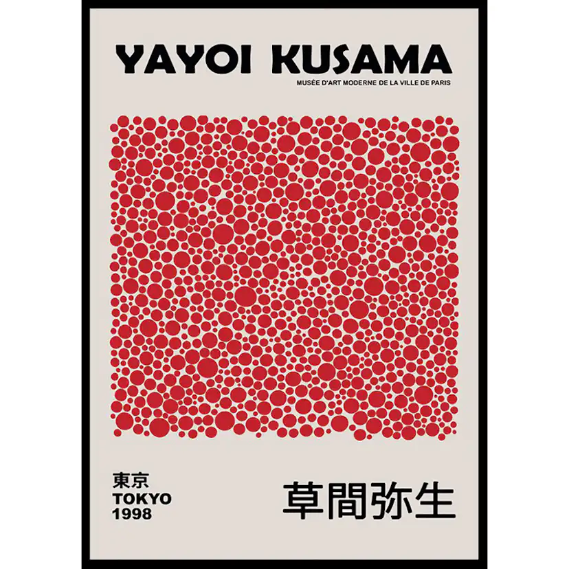 Poster Gallerix Red Dots Yayoi Kusama