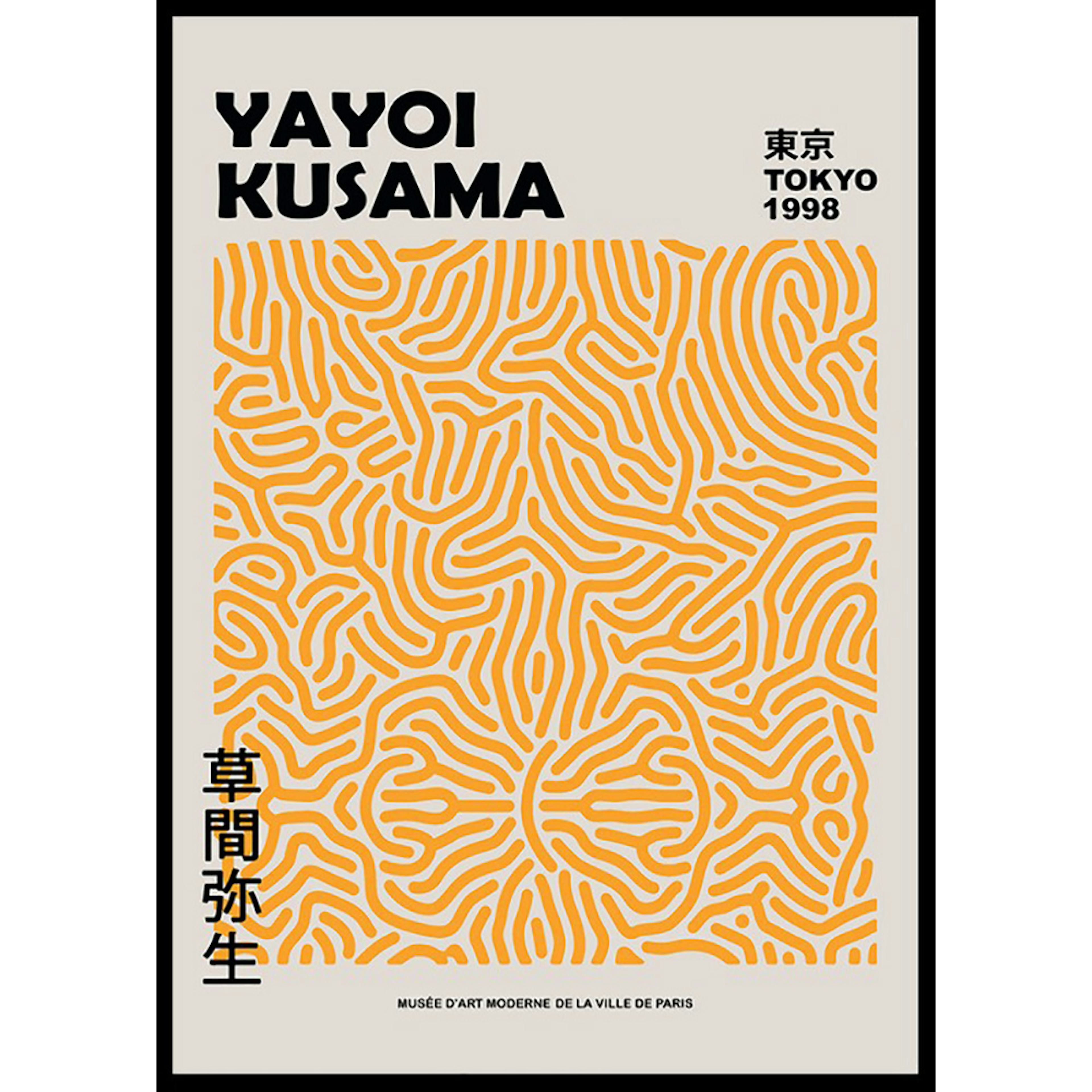 Poster Gallerix Yellow Pattern Yayoi Kusama