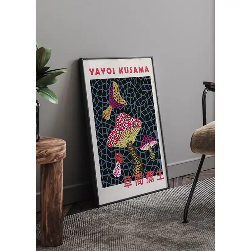 Poster Gallerix Infinity Mushrooms Yayoi Kusama