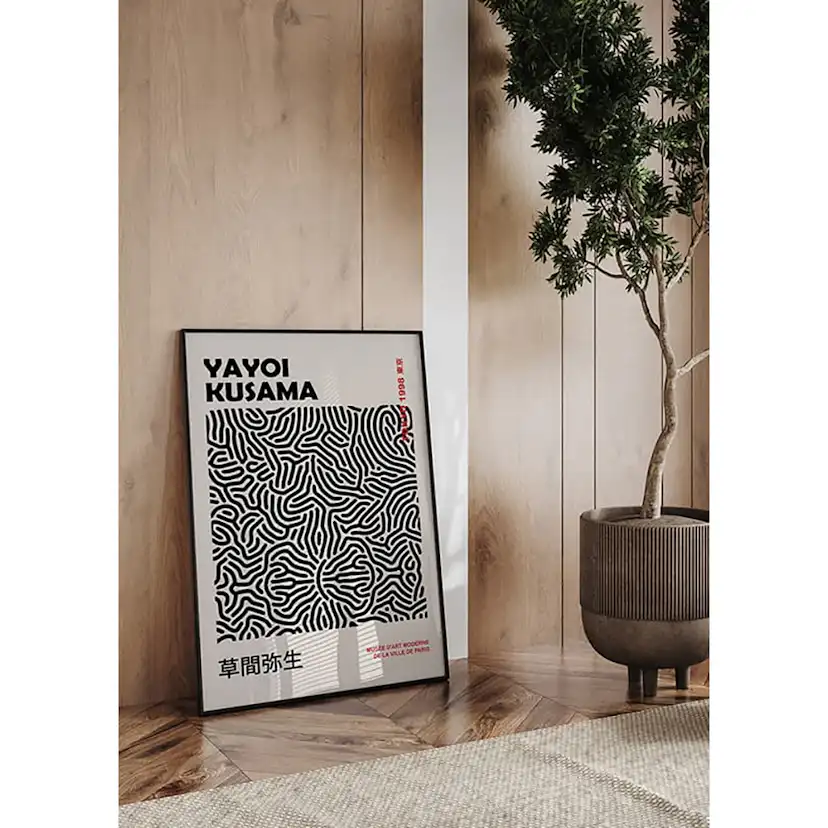 Poster Gallerix Black Pattern Yayoi Kusama