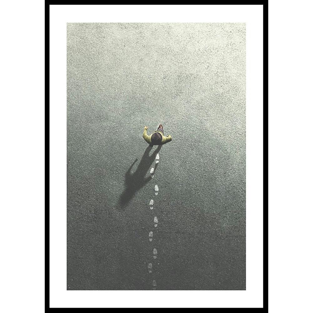 Poster Gallerix Walking Leaving Footsteps