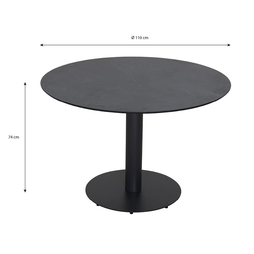 Utebord ENVY DESIGN Hector Ø110 cm