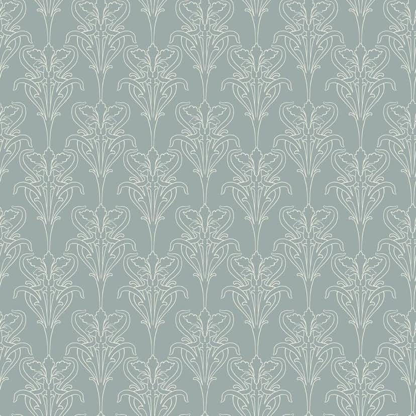 Tapet Duro Iris Blå 520-03