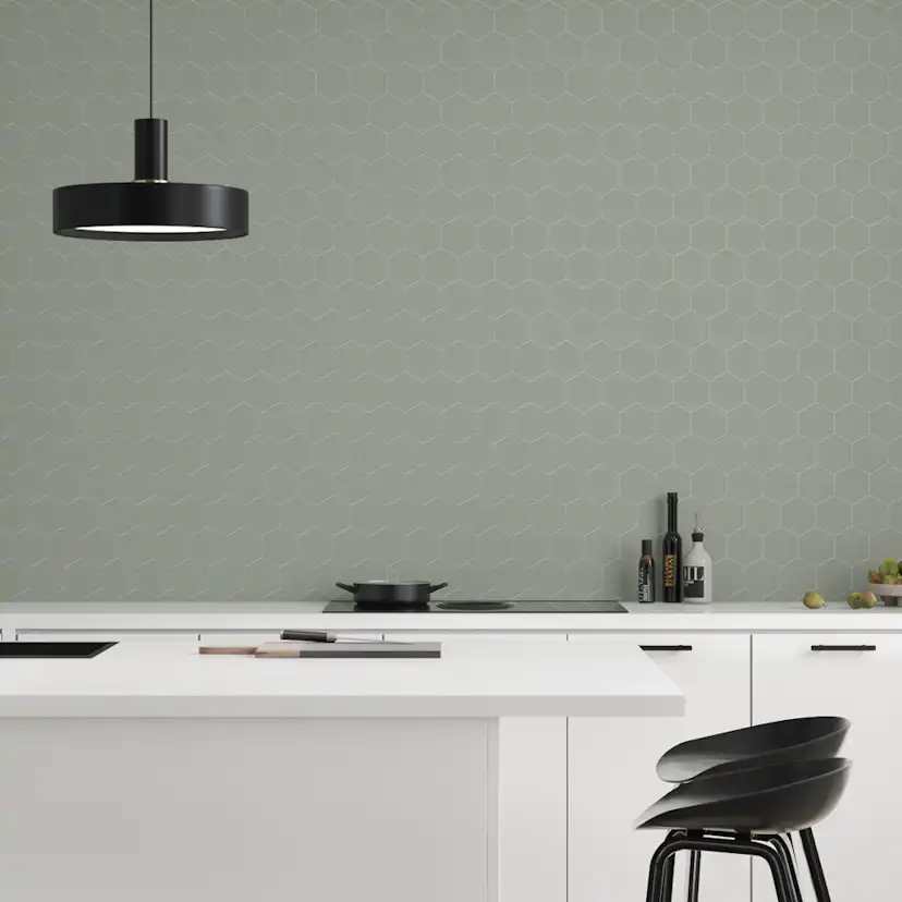 Stänkskyddsskiva Fibo 5206-M71 EM Olivegreen 10x620x2400 mm