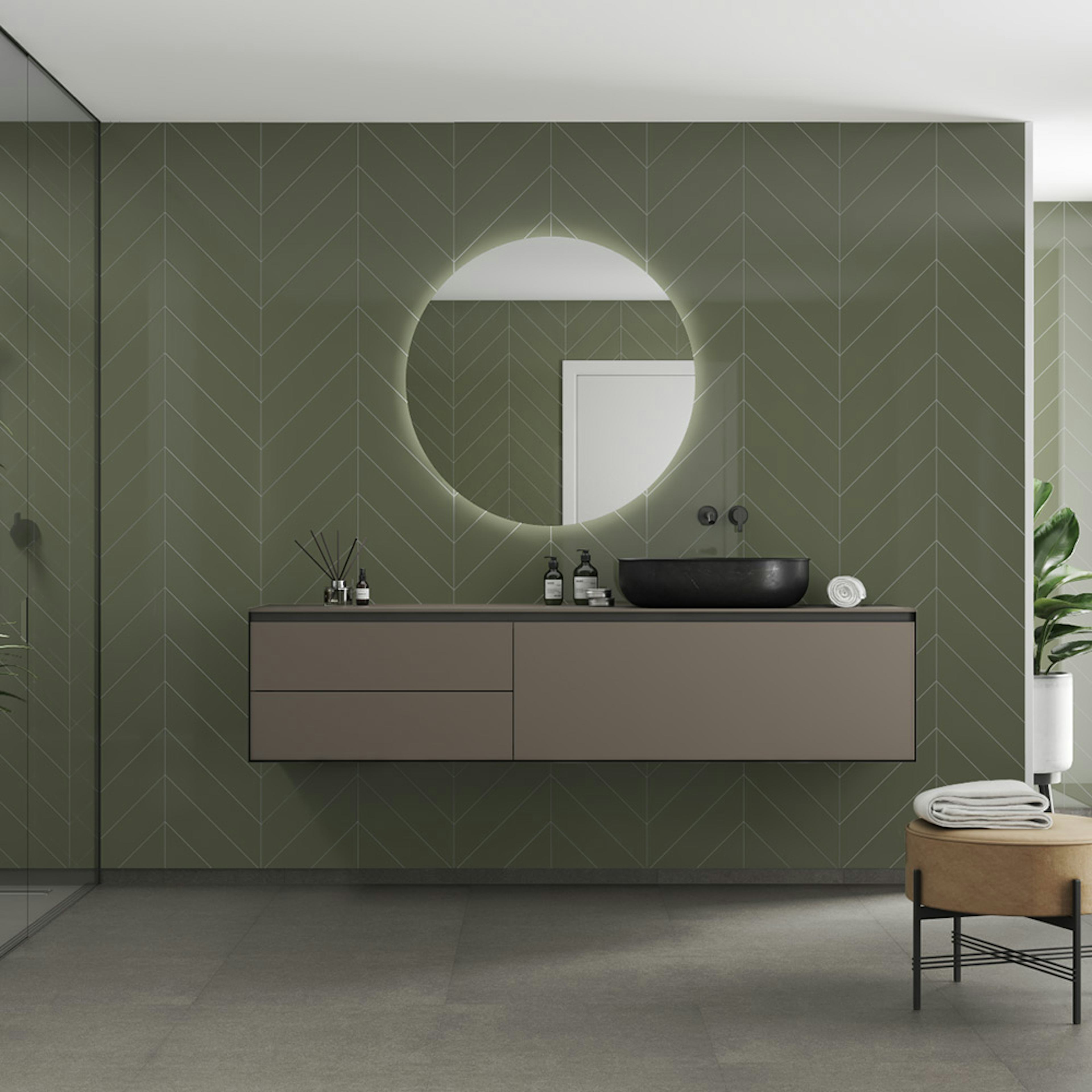 Våtrumsskiva Fibo 5207-M78 HG Camo Green 10x620x2400 mm