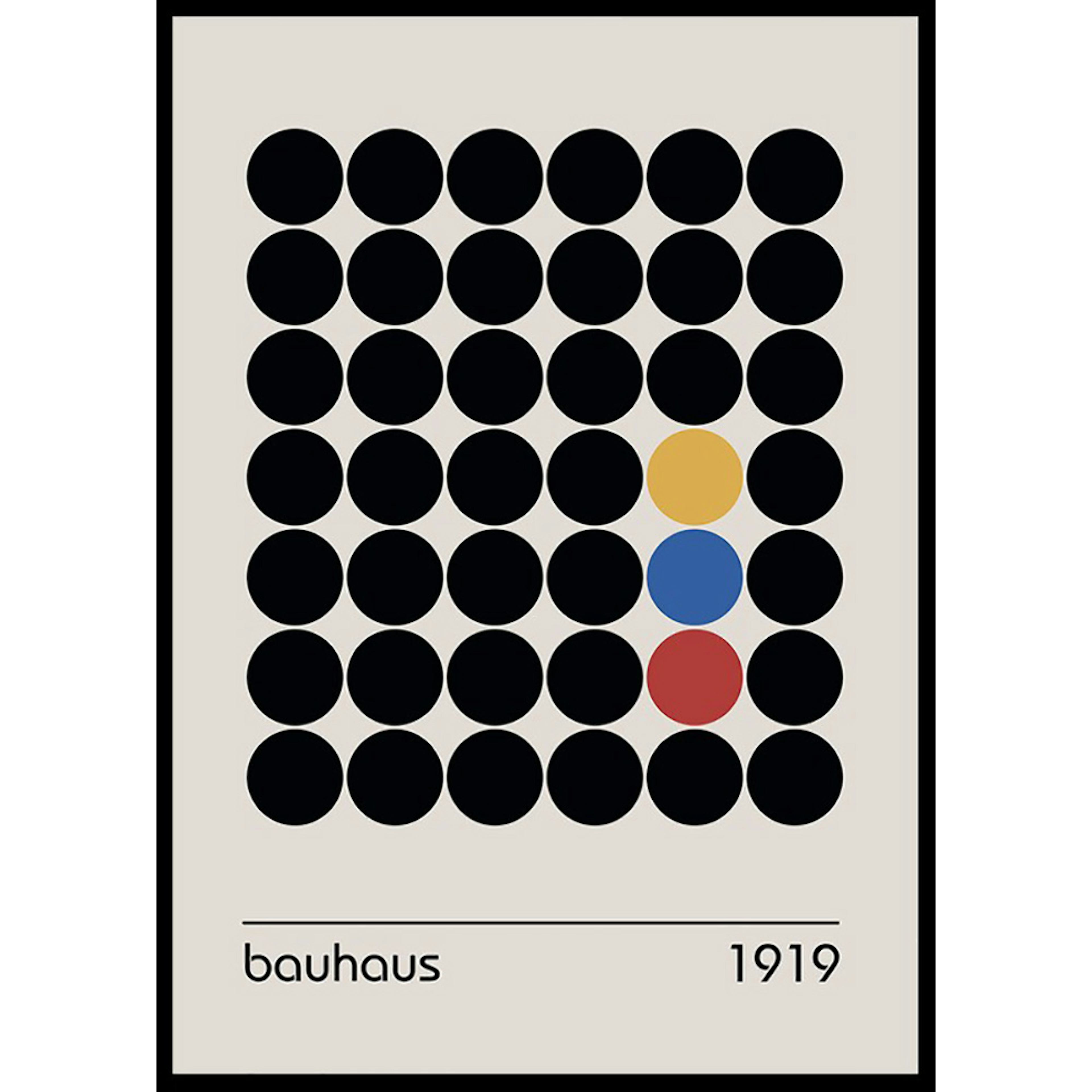 Poster Gallerix Bauhaus Dots 1919