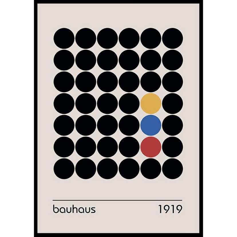 Poster Gallerix Bauhaus Dots 1919