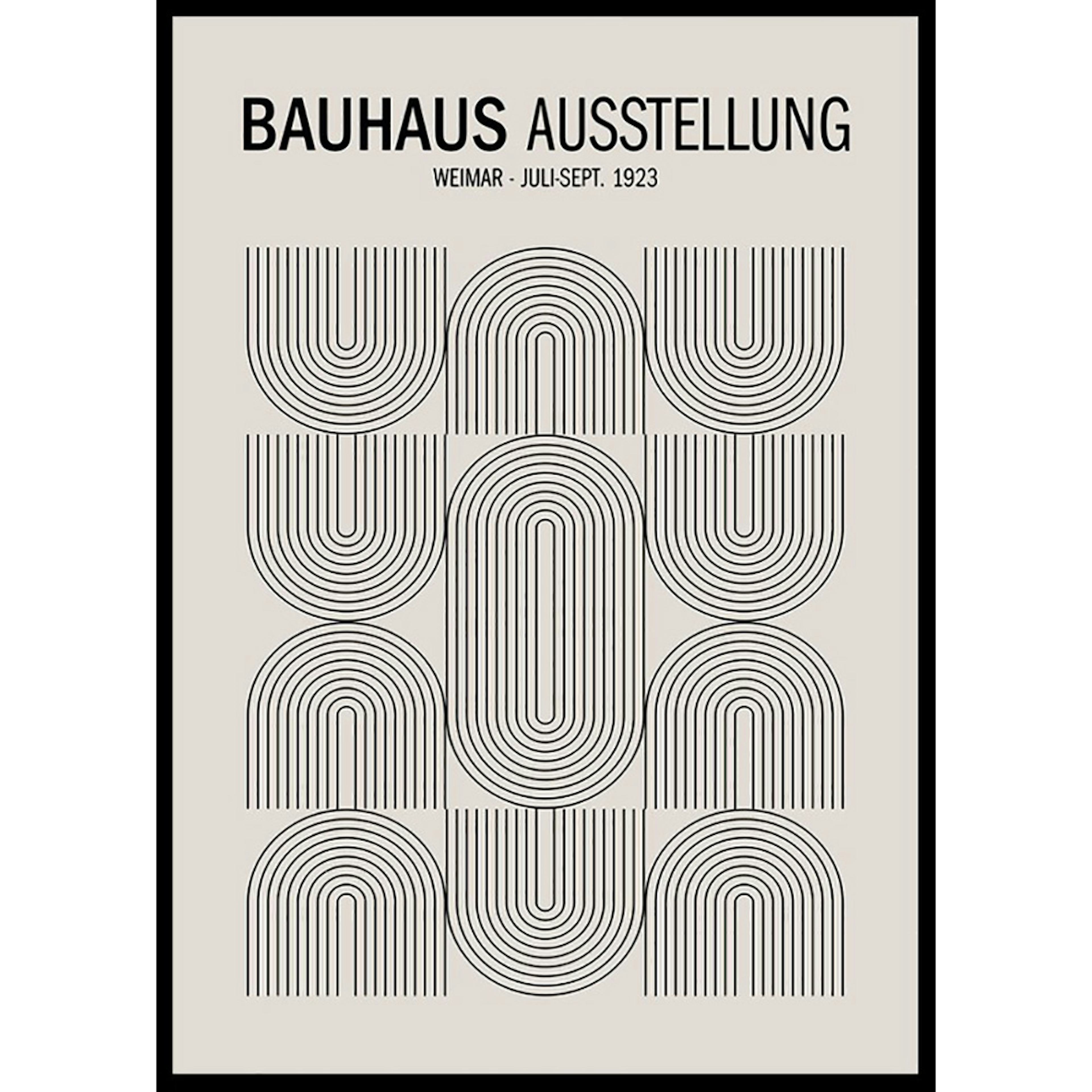 Poster Gallerix Bauhaus Ausstellung No2