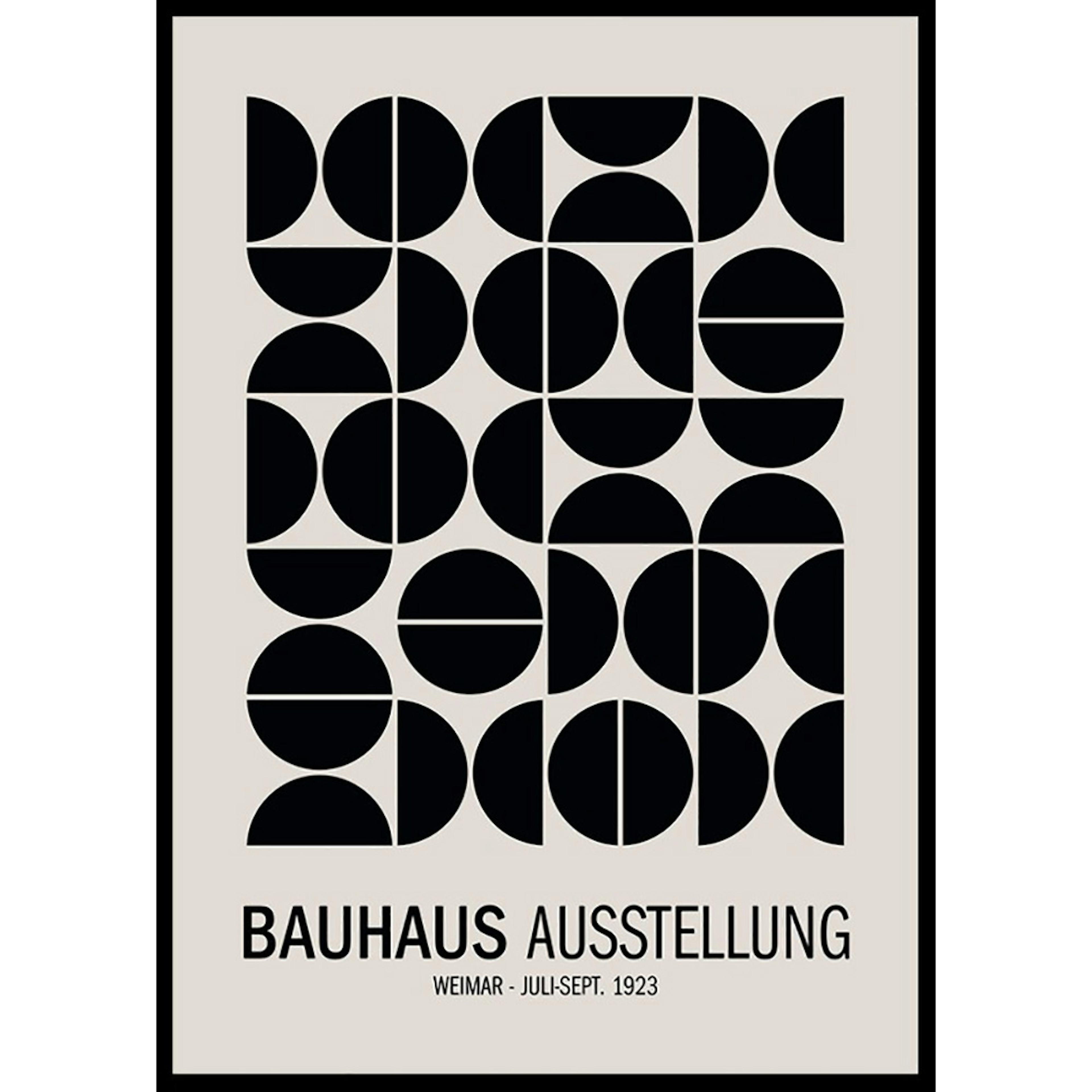 Poster Gallerix Bauhaus Ausstellung No1