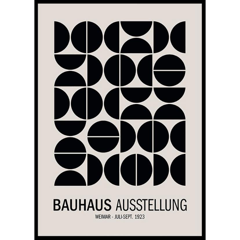 Poster Gallerix Bauhaus Ausstellung No1