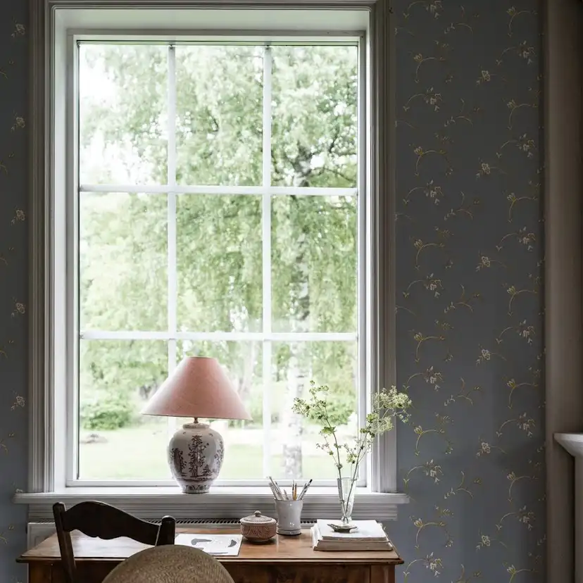 Tapet Duro Ekbacken Blå 523-04