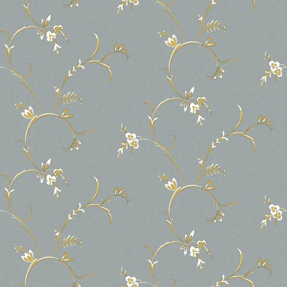 Tapet Duro Ekbacken Blå 523-04