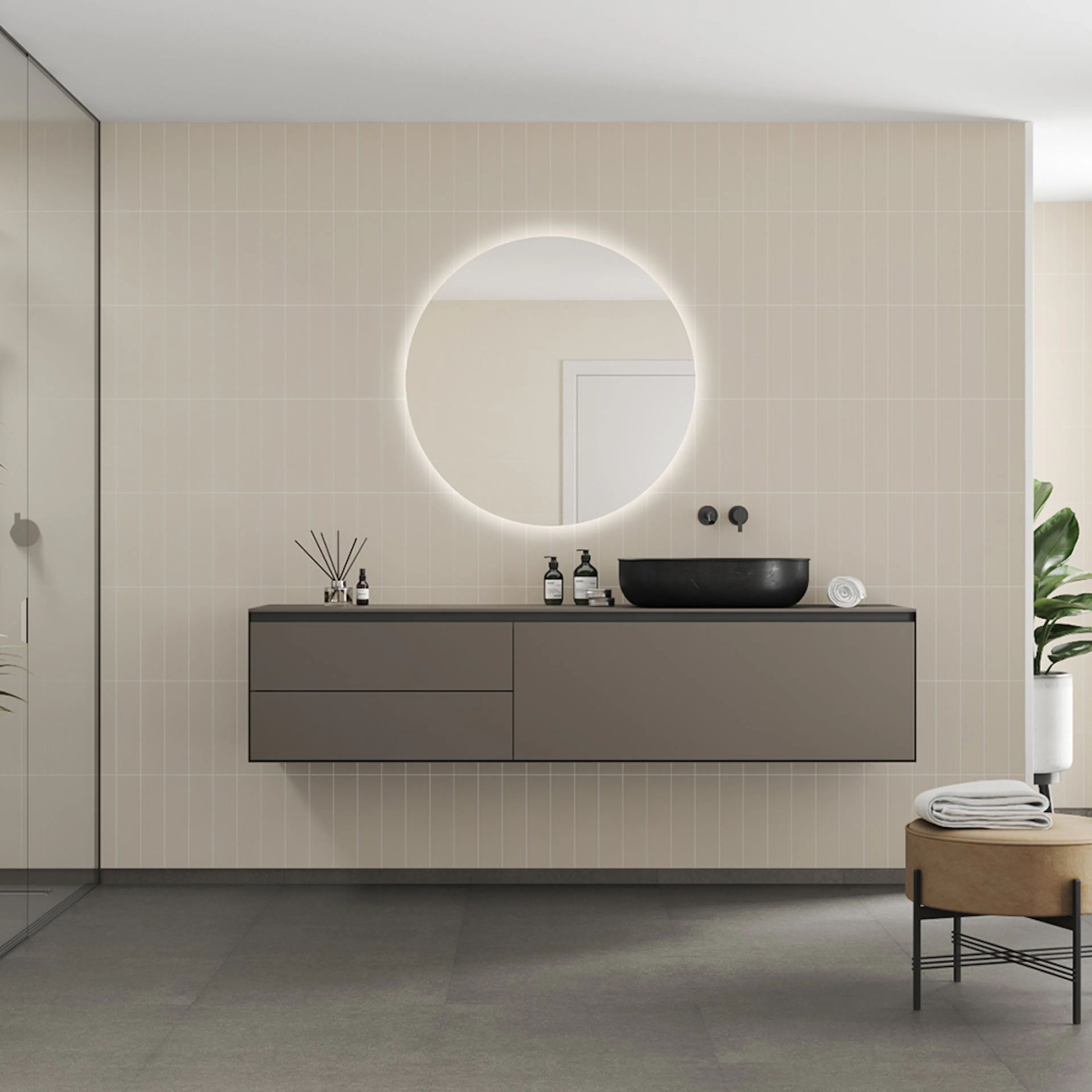 Våtrumsskiva Fibo 5233-M0830 EM Light Sand 10x620x2400 mm