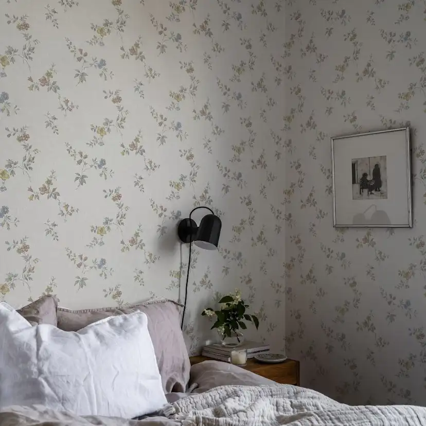 Tapet Duro Kerstin Vit/multi 525-01