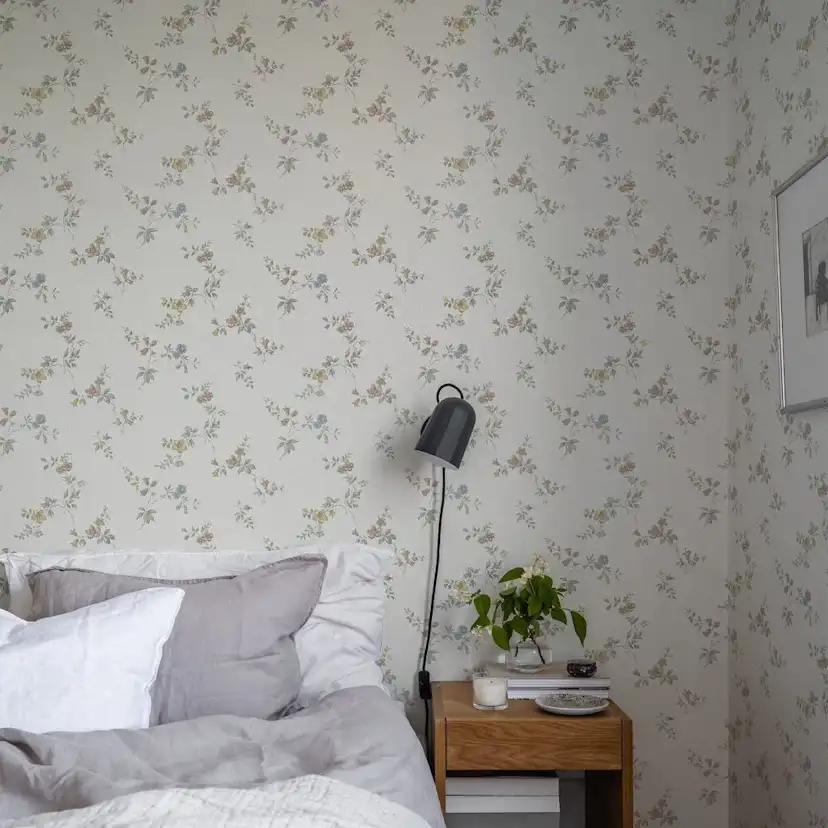 Tapet Duro Kerstin Vit/multi 525-01